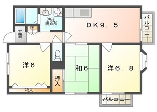 GOTTS門真南の物件間取画像